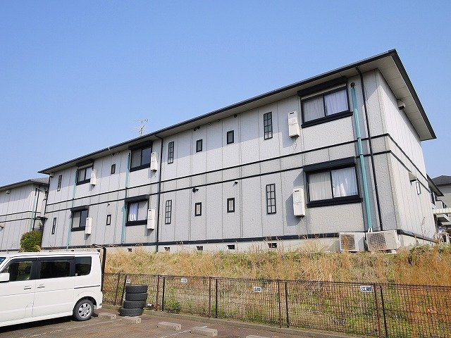 サンビューラ梅美台 Dの外観|外観は落ち着いています