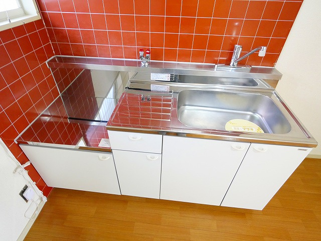 サンコート神殿Ｂのキッチン|お料理しやすいキッチンです