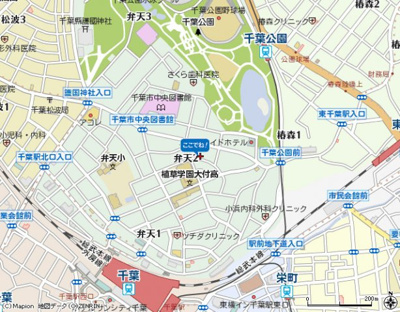 【地図】 | ガーデンハイツC | 案　内　図