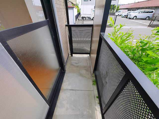 カーサ　ベルデ１のバルコニー|広々としたバルコニーです