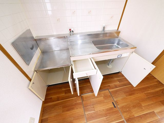 カーサ　ベルデ１のキッチン|キッチンでお料理をお楽しみください