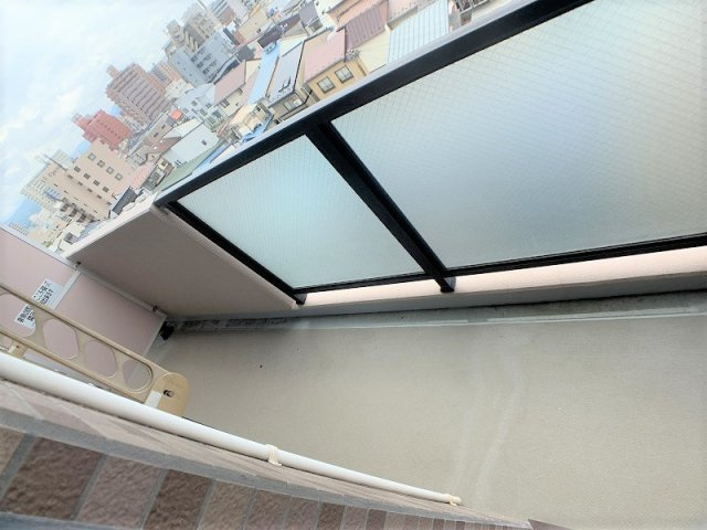 プラザ本町イーストのバルコニー