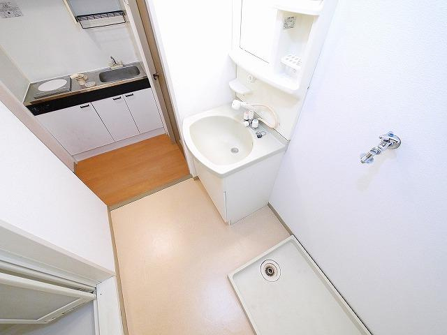 セジュール三笠Cの設備|室内洗濯機置き場