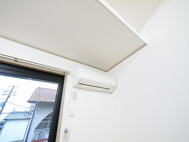 セジュール三笠Cの設備|エアコン