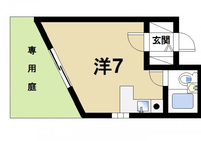 リバーヒル帝塚山の間取り