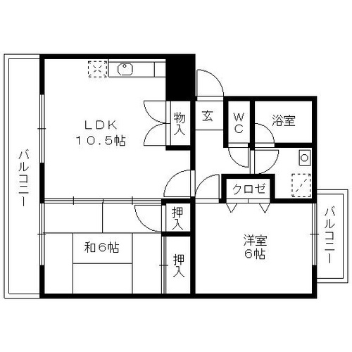 グランディールの間取り