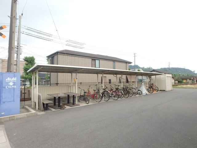 カリスのその他共用部分|カリス（倉敷市連島町連島）賃貸マンション　駐輪場