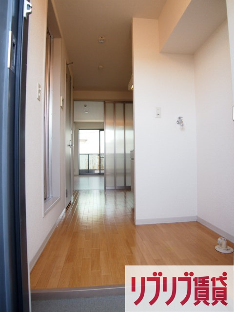 グリーンハイツの玄関