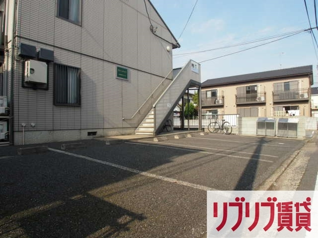 グリーンハイツの駐車場