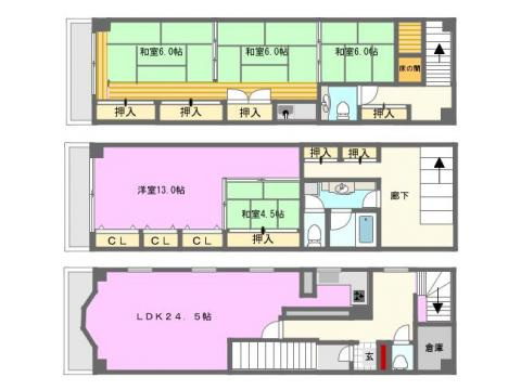 【間取り】 | サンビルダー春日野道