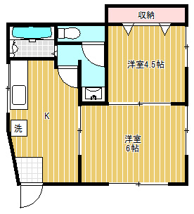 【間取り】 | 井上アパート | 間取り
