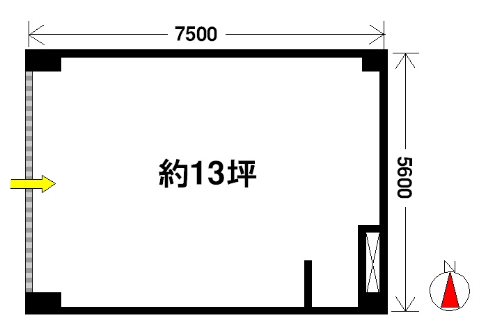 近鉄東生駒コーポの間取り