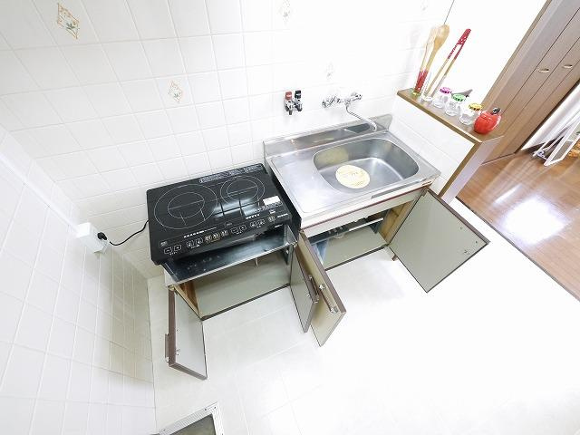 桜館のキッチン|使いやすいキッチンです