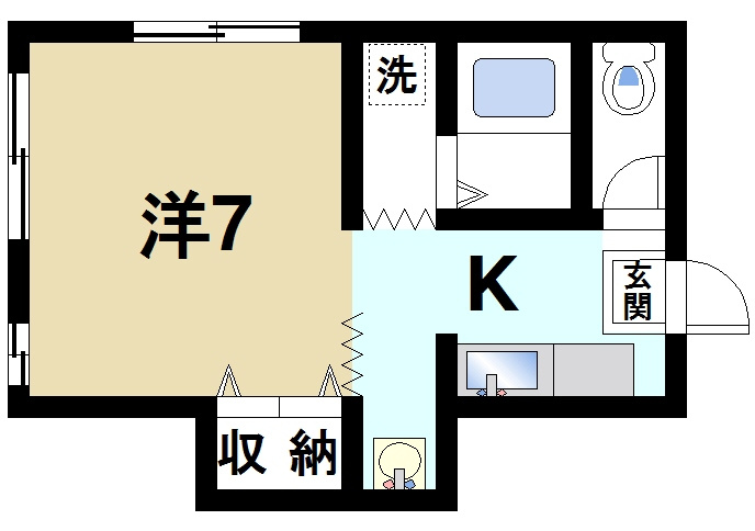 桜館の間取り|ゆったりと暮らせる間取りです。