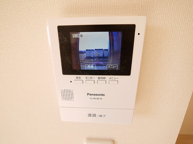 メゾンドココのセキュリティ|モニター付きインターホンです