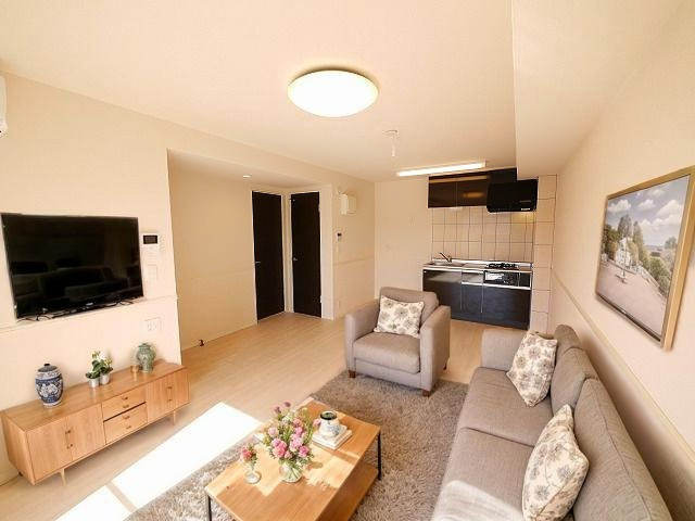 メゾンドココの居間・リビング|CGで家具等を配置したもので家具等は含まれません