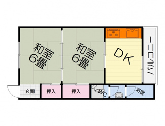 【間取り】 | マスターズエル高師浜5805