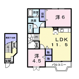 【間取り】 | エスポワールパレス