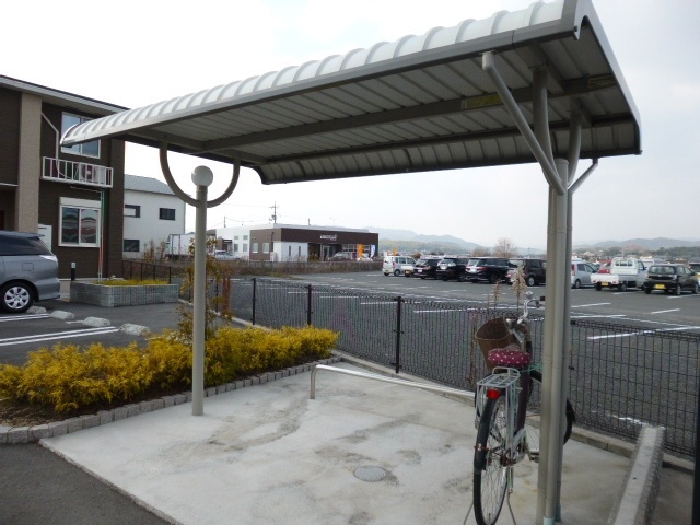倉敷市真備町川辺のアパートのその他共用部分|自転車置き場