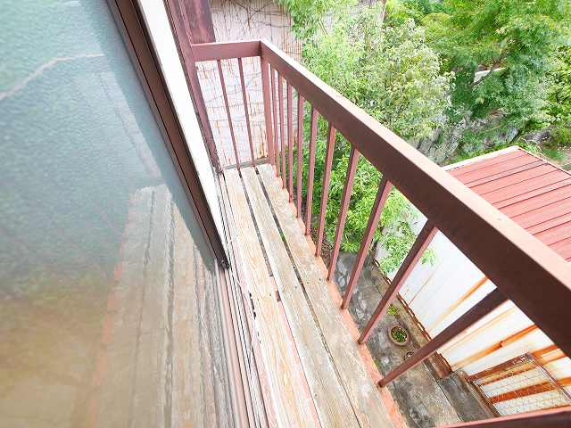 高雅苑のバルコニー