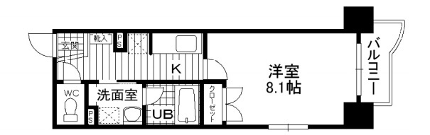 アーバンコンフォート本町通の間取り