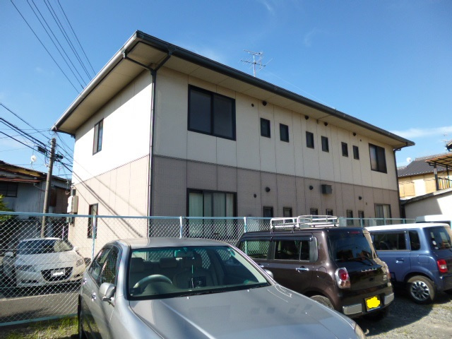 倉敷市茶屋町のアパートの外観