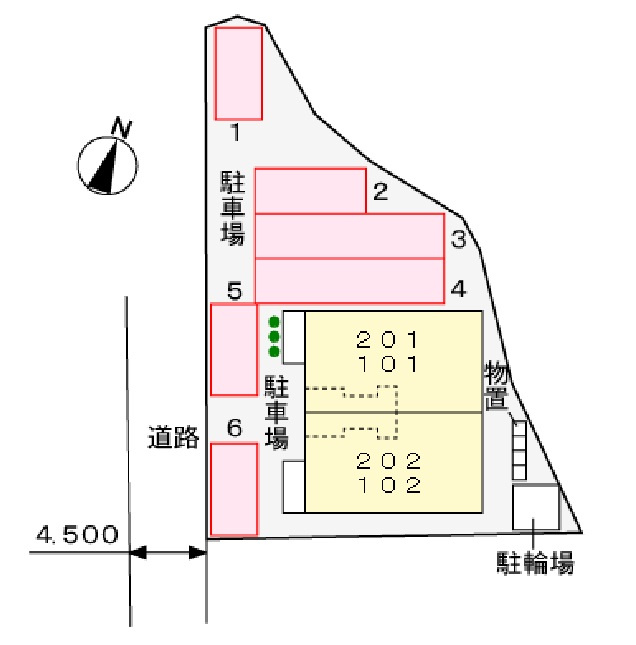 カランコエの区画図