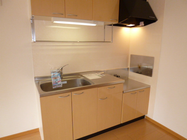 パラッツオ・クォーレＢのキッチン|ガスコンロ設置可