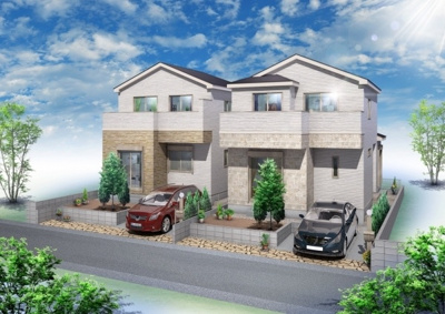 【外観パース】 | さいたま市北区本郷町　新築分譲住宅全2棟 1号棟