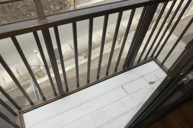 エステート中庄のバルコニー