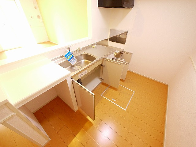 コンフォール州見台７番館のキッチン|きれいなキッチンです