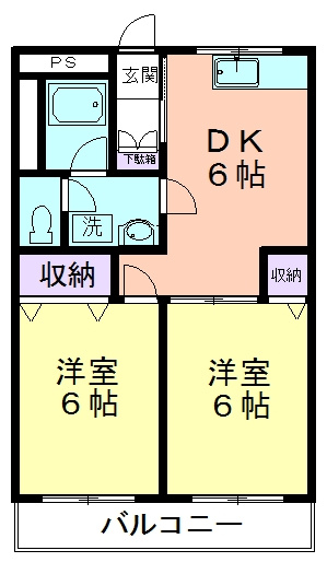 ラ・フルール久米川の間取り