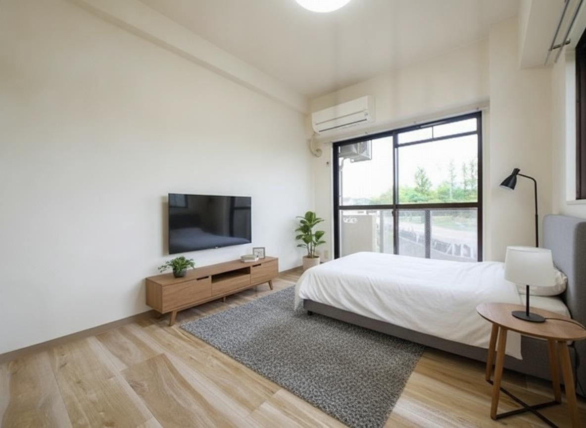 アミティ西大寺Ｐ８の居間・リビング|CGで家具等を配置したもので家具等は含まれません