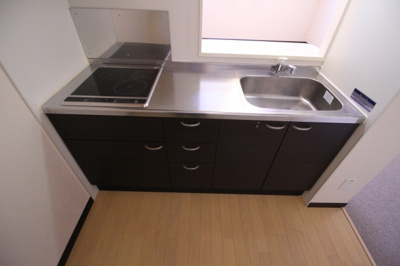【キッチン】 | ヴィヴァンタ | ☆２口電気コンロ付きのカウンターキッチン☆