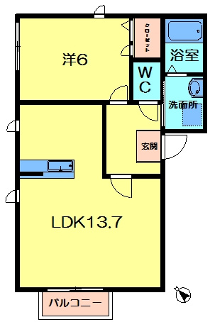 【間取り】 | ラフィーネ学園前