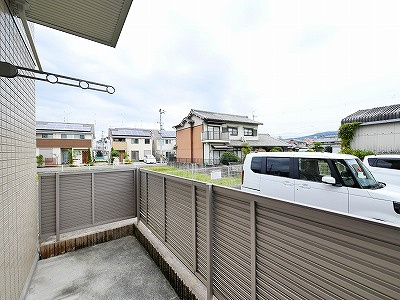 ＷＩＴ大安寺　Ⅰのバルコニー|バルコニーからの眺めを楽しみながら食事をしませんか