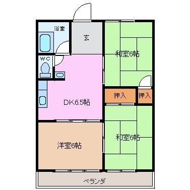 【間取り】 | カスミハイツ