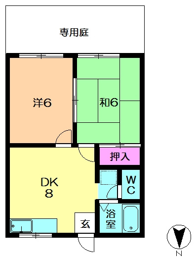【間取り】 | 藤松ハイツ