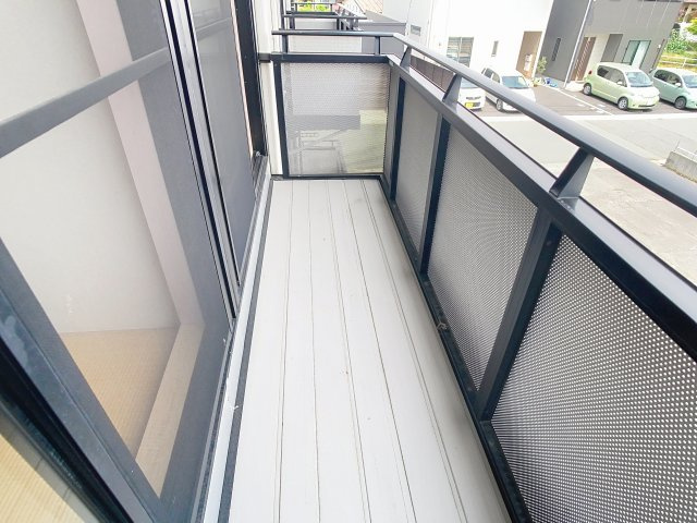 センティアムタナカのバルコニー