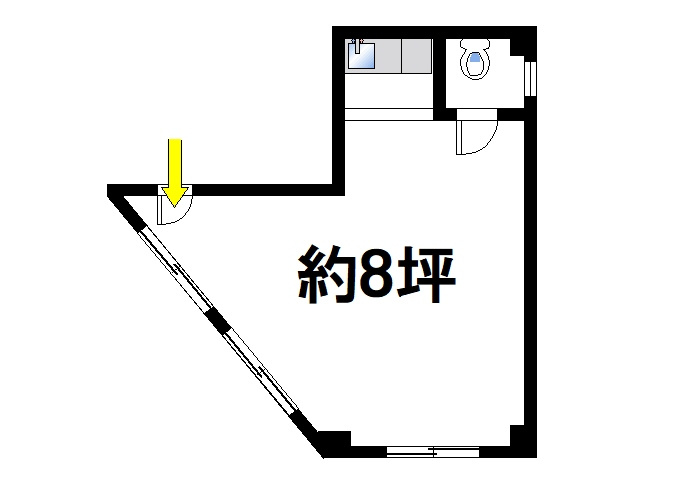 竹村ビルの間取り|間取りです