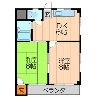 【間取り】 | 桜園ロイヤルライフ