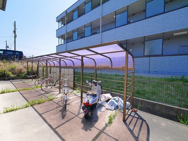 ベルビュのその他共用部分|駐輪場です