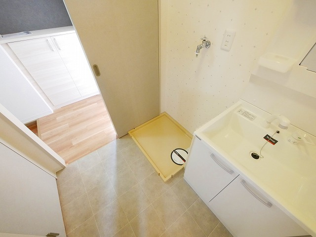 ベルビュの洗面所|忙しい朝には欠かせない洗面所です