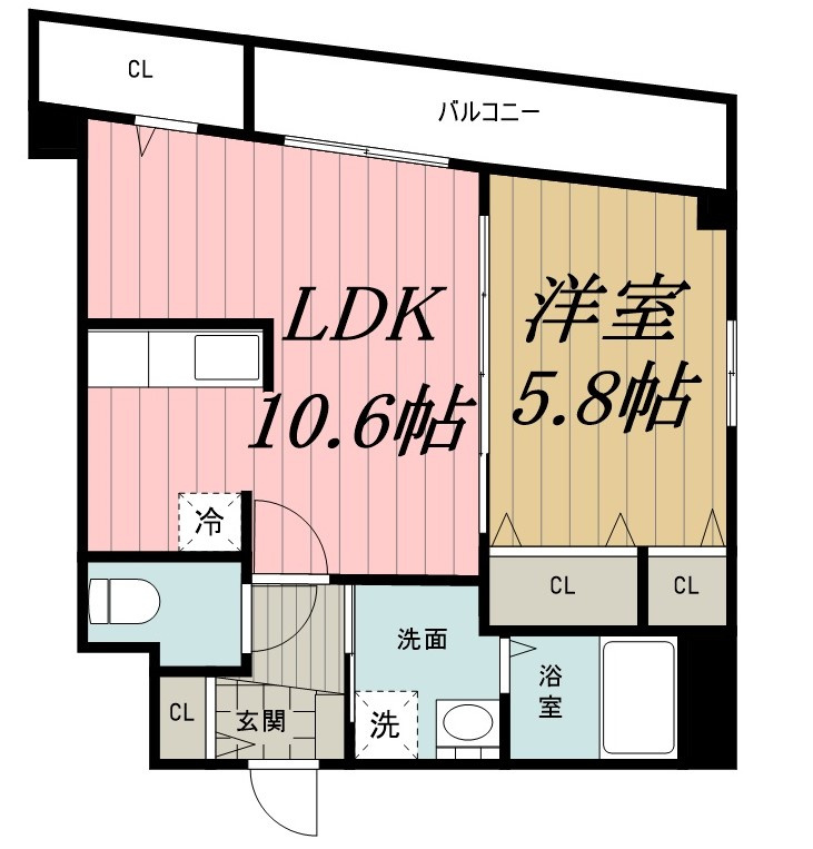 プランドール千葉の間取り