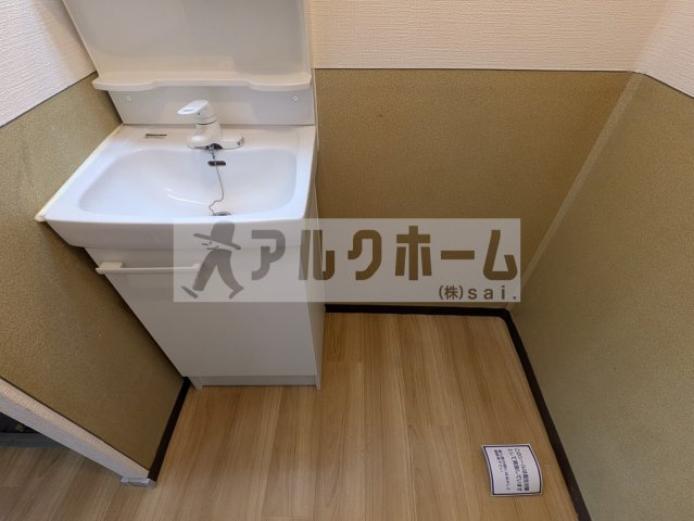 サンビレッジOKUNO(オクノ) Bの独立洗面台