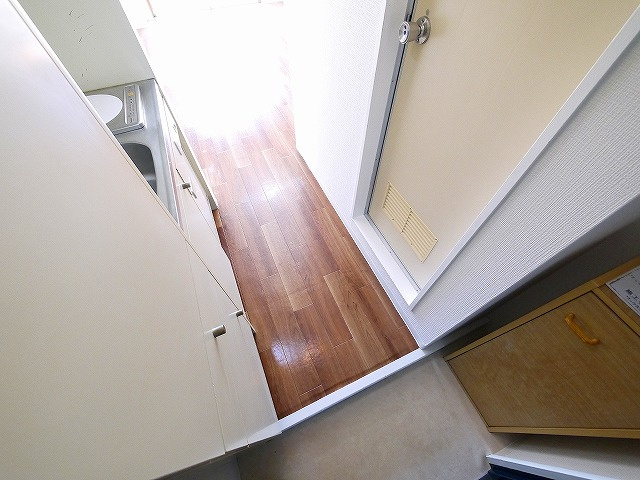 デアイマンションの玄関|シンプルで使いやすい玄関です