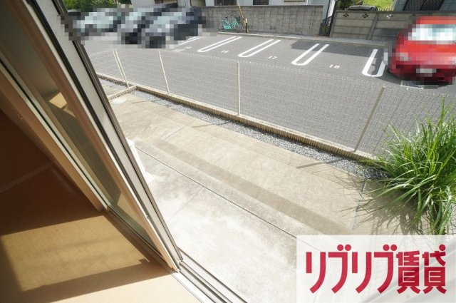 ハーリンガムコート都賀　Ｃのバルコニー