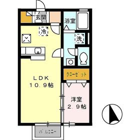 【間取り】 | リバーサイド　マロニエ