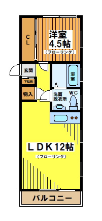 【間取り】 | 幡ヶ谷コーポラス