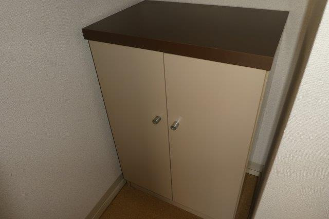 サンビレッジ新田Ａの玄関|シューズボックス